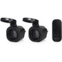 Smartwares Set de Mini Enchufes para Exterior SH4-99653 Negros